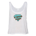 In Mo Diamond Ladies Boxy Crop Top