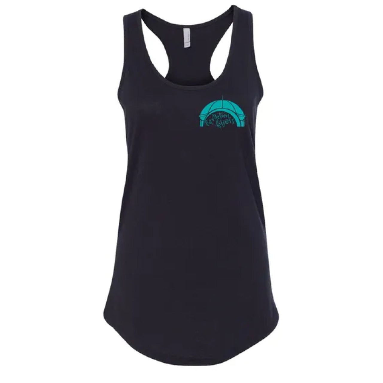 In Mo Ladies Racerback Tank (Black)