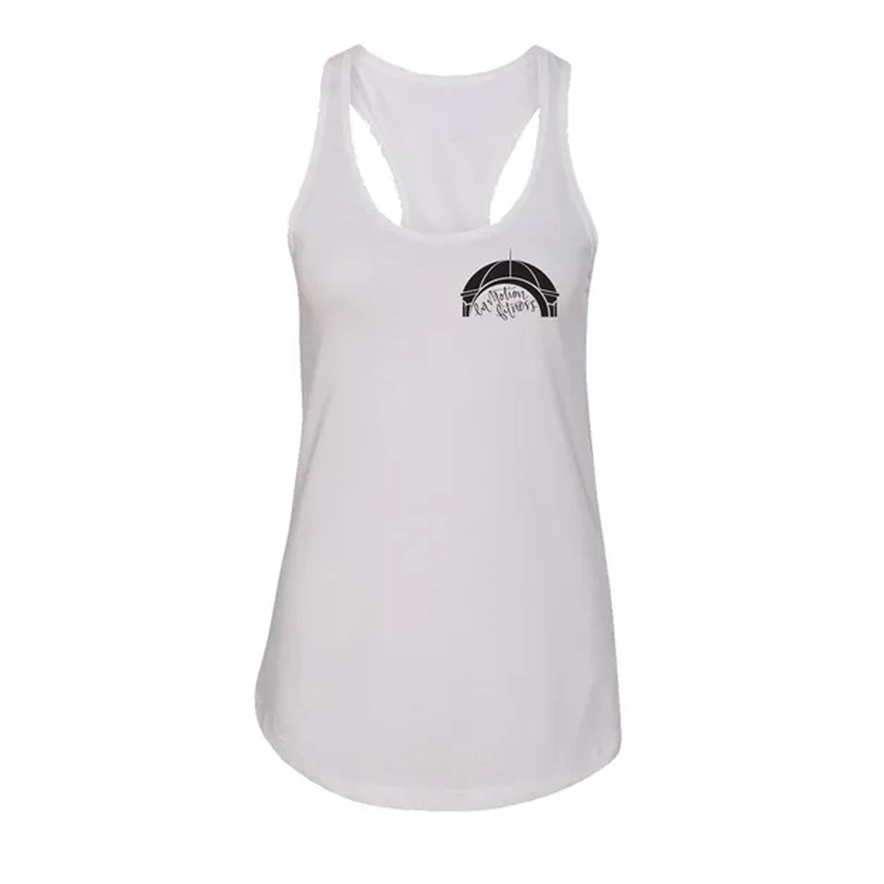 In Mo Ladies Racerback Tank (White)