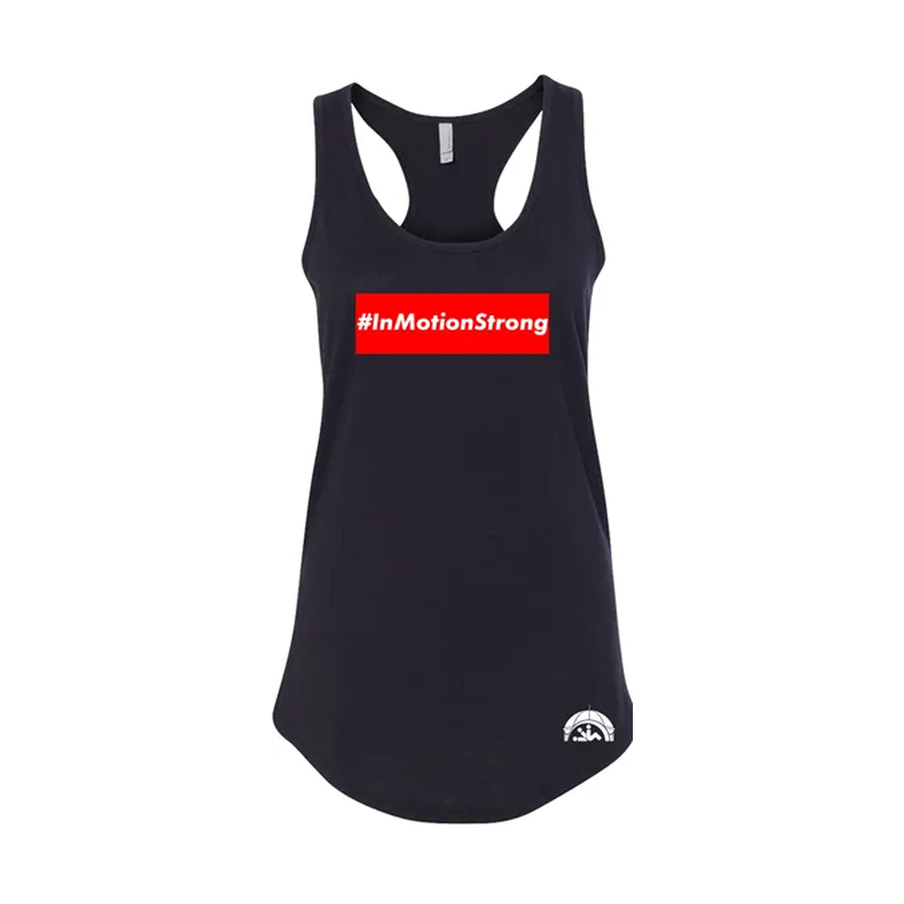 #InMotionStrong Ladies Racerback Tank