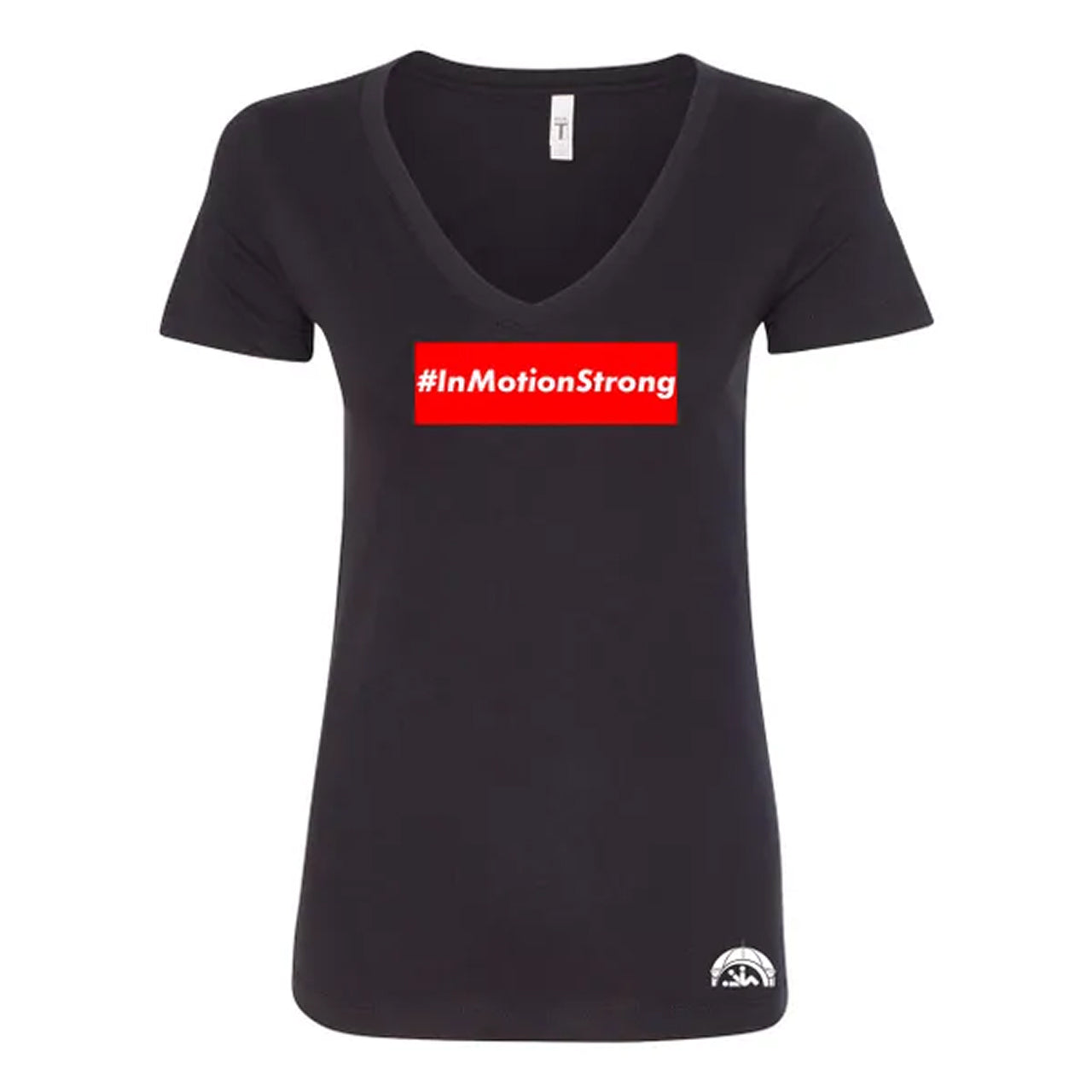 #InMotionStrong Ladies V-Neck Tee