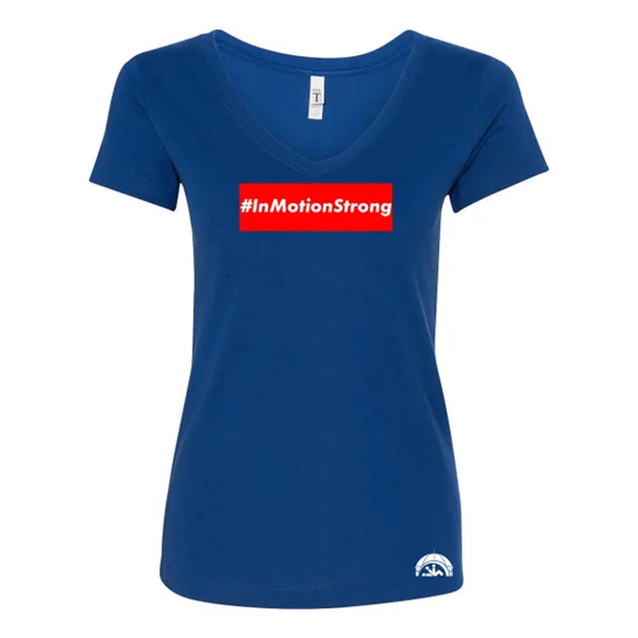 #InMotionStrong Ladies V-Neck Tee