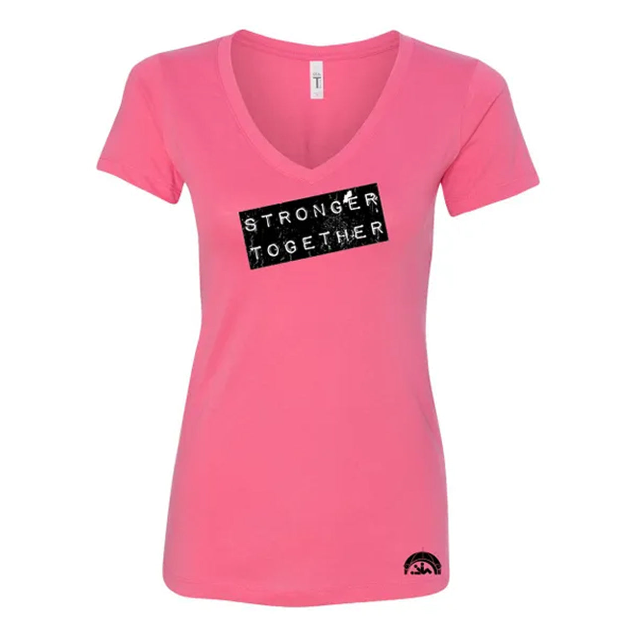 Stronger Together Ladies V-Neck Tee