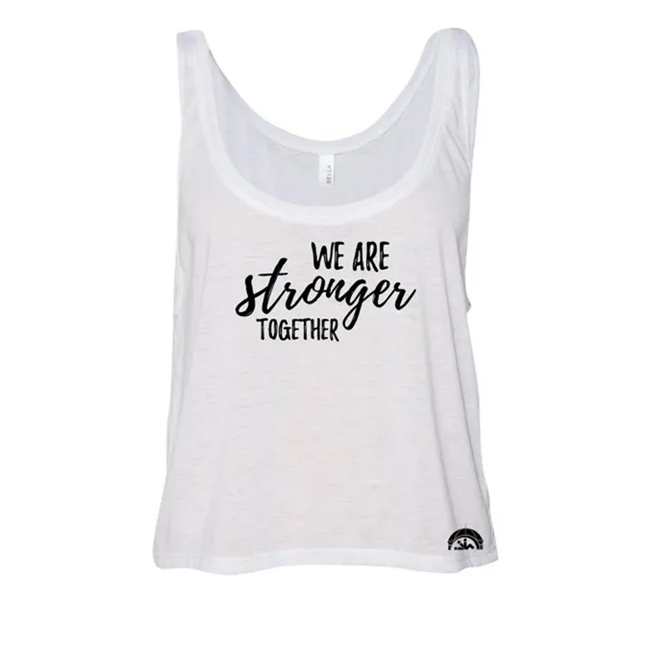 We Are Stronger Ladies Boxy Crop Top